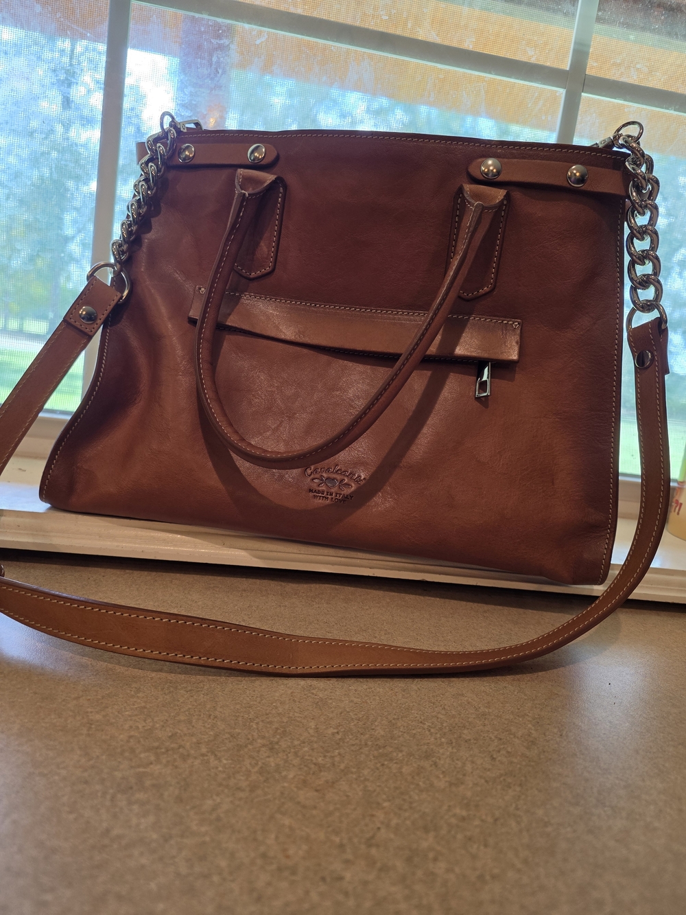Leather Shoulder Bag